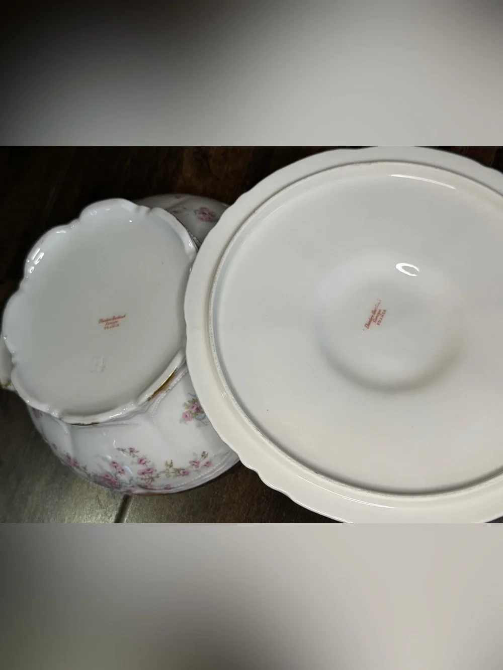 Antique Haviland Limoges, France covered dish